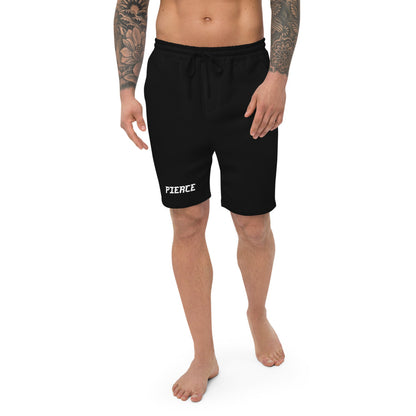 Pierce Unisex Black Fleece Shorts